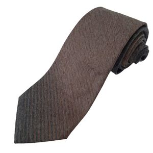 Don Loper Beverly Hills Denim Blue and Rust Striped 53" x 3" Neck Tie